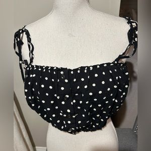 NWT Free People Polka Dot Top